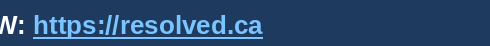 Website resolved.ca